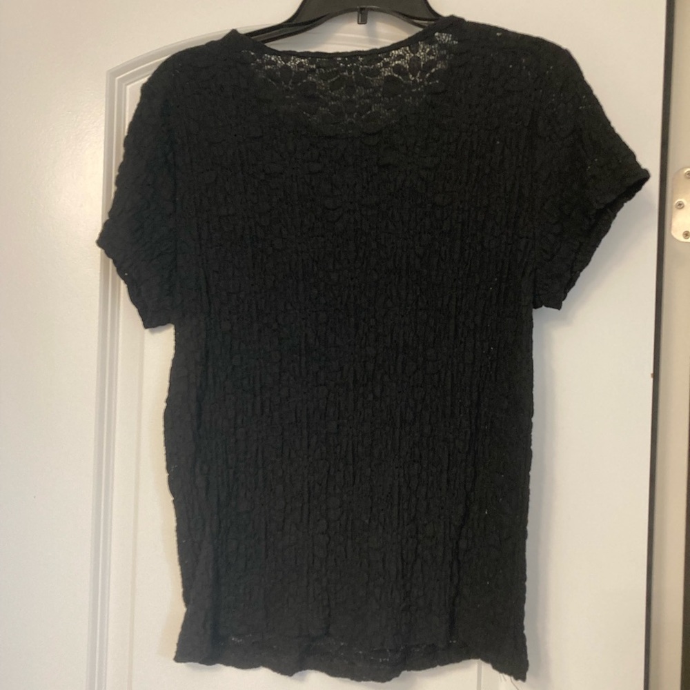 Women’s Old Navy Black Lace Top Size L